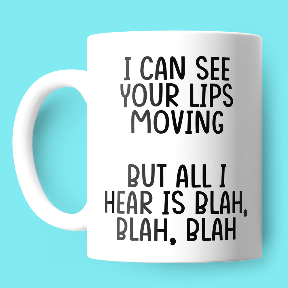 Blah Blah Blah White Mug #3 image